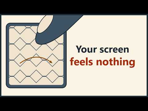 How a touchscreen works: the grid under the glass
