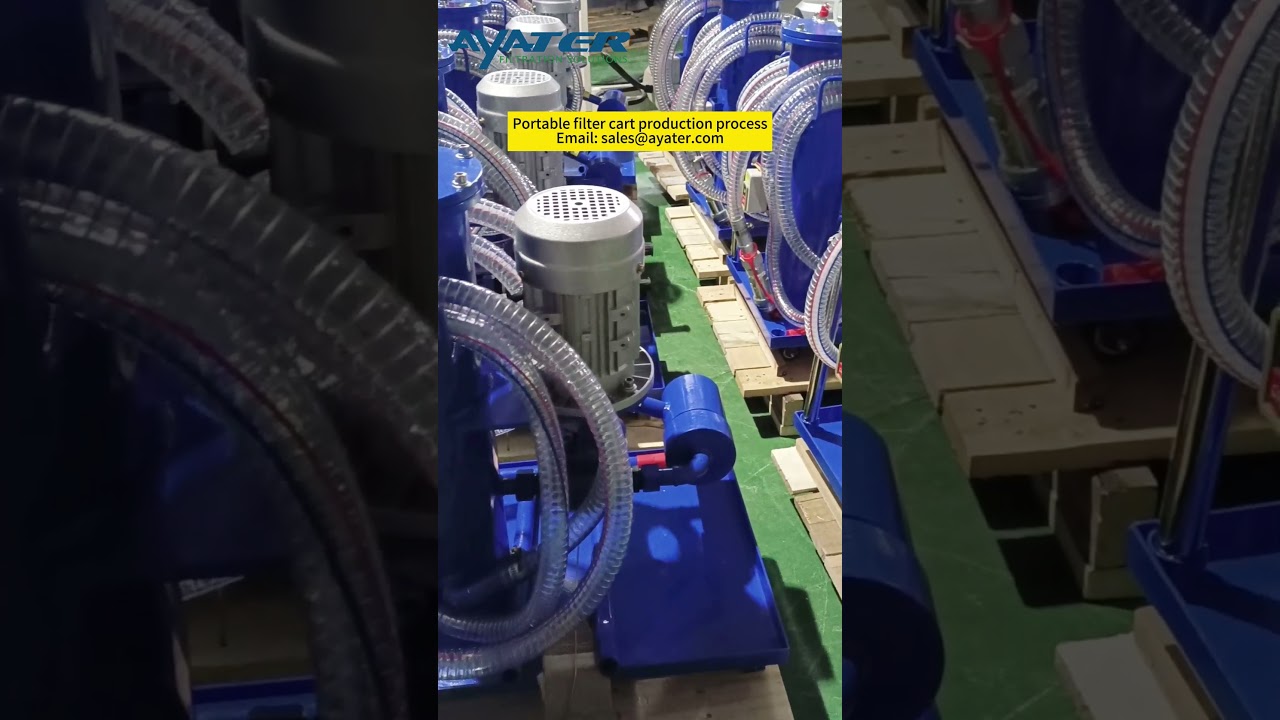 Portable filter cart production process