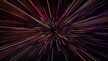 SPACE TRAVEL with SPEED OF LIGHT ANIMATION | Relaxing SCREENSAVER/ WALLPAPER