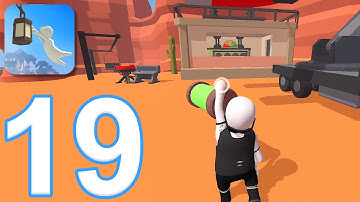 Human Fall Flat Mobile - Gameplay Walkthrough Part 19 - New Level 20: Red Rock (iOS, Android)