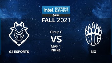 CS:GO - G2 Esports vs. BIG [Nuke] Map 1 - IEM Fall 2021 - Group C - EU