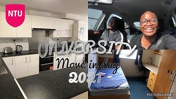 Moving into university vlog |Nottingham Norton court | empty room tour  |first year student