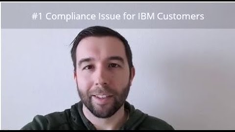 #1 Reason for IBM Non-Compliance