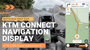 KTM Connect (Satnav) - KTM 1290 Super Adventure Display Navigation