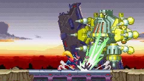 Megaman Zero 2 VS Golem Type-E (No Damage)