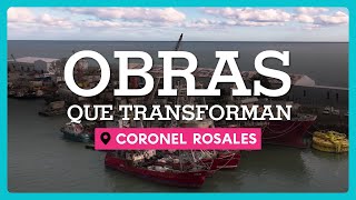 🚢 Una obra histórica que conecta la Provincia con el mundo en Coronel Rosales 🌎