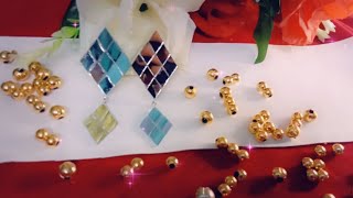 DIY Mirror Earrings// How To Make Earrings// Handmade Jewelry// Earrings Kaise Banaye
