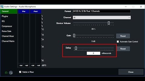 How To Fix Audio Delay For Line in High Audio Definition in Vmix BTS//
