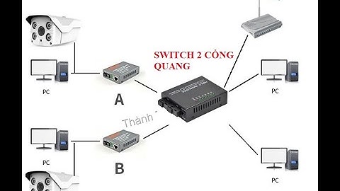 Switch 2 cổng quang và 4 cổng Lan 100Mbps