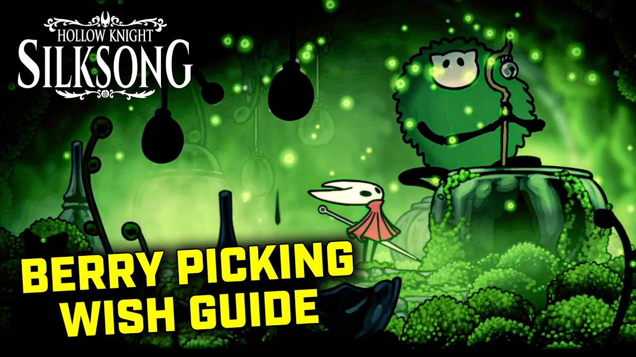 Hollow Knight Silksong - All Mossberry Locations for Moss Druid (Berry Picking Wish)