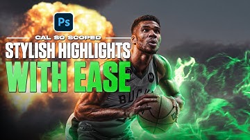Create Stylish Highlights With Ease In Photoshop! | Sports Design | Cal So Scoped