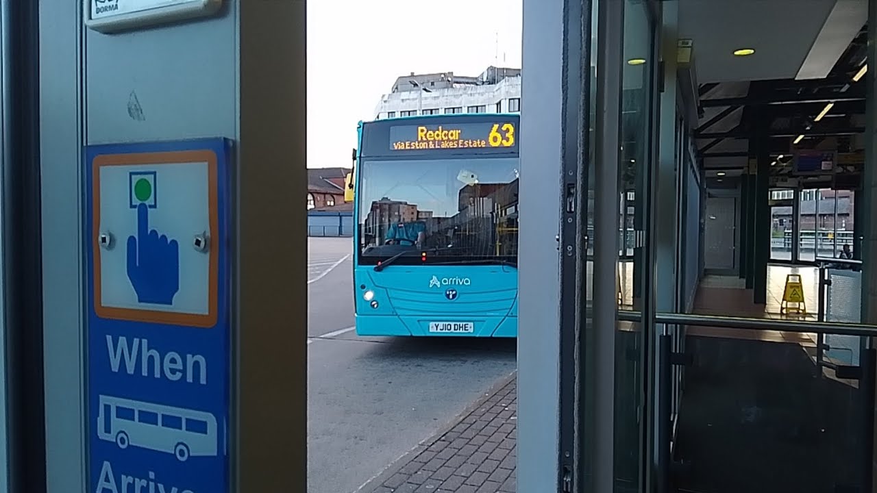 A Arriva North East Journey Mark Livered Temsa LF on the 63 service to Redcar (YJ10 DHL and 4710)