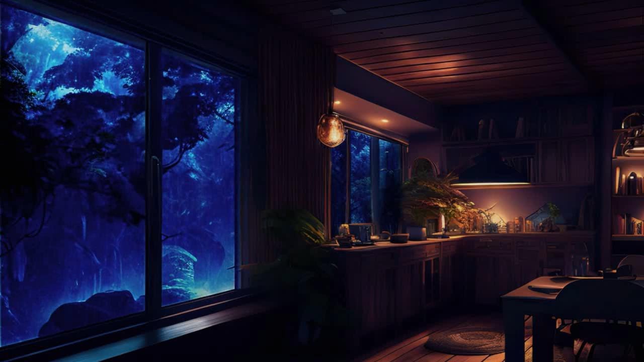 【雨音が鼓膜に快楽をもたらす】リビングルームから眺める酷い雨と雷の音を聴きながら3分で入眠｜奥行きのある立体サウンド｜瞑想｜集中｜ピンクノイズ｜ホワイトノイズ｜ASMR｜雨音｜雨の音｜睡眠