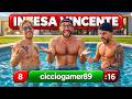 REAZIONE A CATENA IN PISCINA CON DOSE E DADDA !!