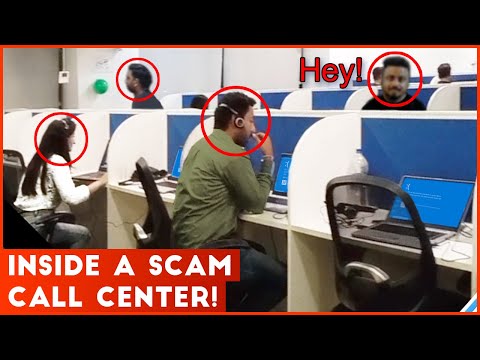 We Went INSIDE Of A Scam Call Center And Physically Hacked Them!