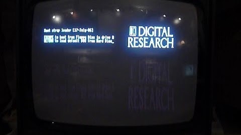 Acorn Master 512 -  Starting up GEM...