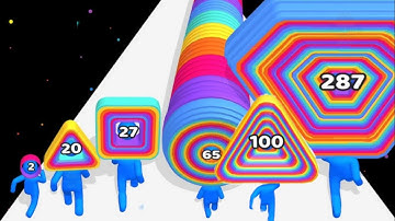 SATISFYING Mobile Game LAYERROLL FLEXY RUNNER Play MAX LEVEL Tiktok Video Games Walkthrough Android