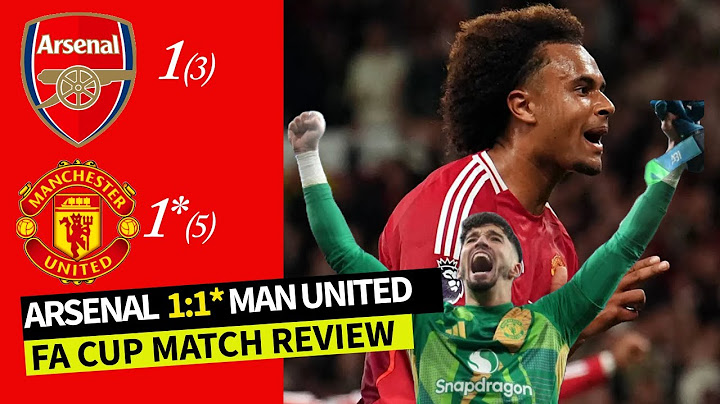 Arsenal 1:1(P) Man United... JUSTICE AT THE EMIRATES | MASTERCLASS FROM Amorim wins FA CUP ROUND 3!