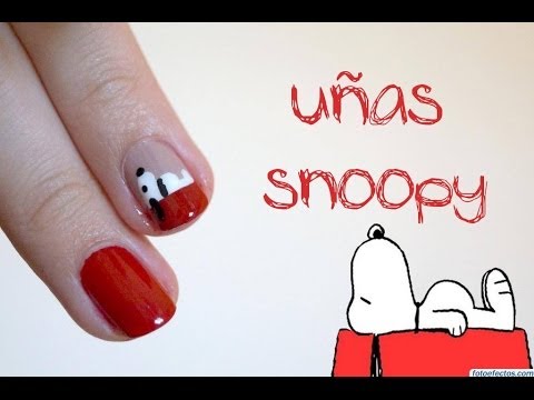 Uñas snoopy - YouTube