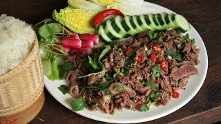 Lao Beef Salad "Lap Ngoua": The Best Dish of Laos - Morgane Recipes