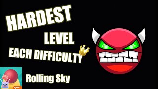 Rolling Sky  The hardest level in each difficulty (Update)