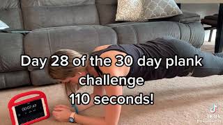 Day 28 of the 30 day plank challenge