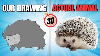 We DREW 50 ANIMALS In 30 Seconds (Can You Guess Them?) 🤔🎨