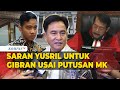 Saran Yusril Mahendra untuk Gibran Pasca Putusan Mahkamah Konstitusi