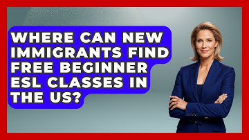 Where Can New Immigrants Find Free Beginner ESL Classes In The US? - Middle East Migraters