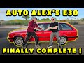 Handing over the keys finally painting  finish restoring auto alexs classic bmw e30 touring