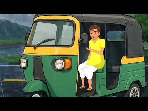 ऑटोवाले की किस्मत | autowale ki kismat |garmi ka kahar | Moral Story | Hindi Kahaniya| Cartoon Vidio