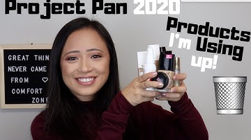 2020 Rolling Project Pan | Products I want to use up!