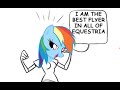 Rainbow Dash think she is the best flyer in all of Equestria