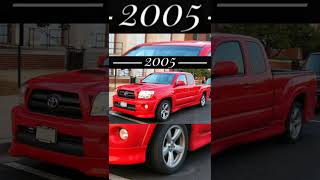 Evolution of toyota Tacoma (1995 - 2024) #viral #shorts #ytshorts #trending