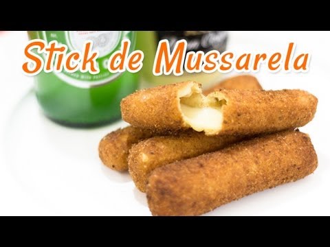 Sticks de Mussarela Empanados - Receitas de Minuto #54