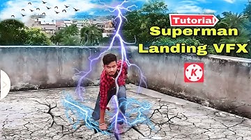 Superhero Landing VFX Tutorial Kinemaster In Hindi || Mobile Editing || Kinemaster Editing