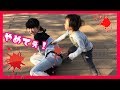 男の子の遊びに付き合ってあげてる小学生が大変w いとこ同士 ❤︎きらりゆう❤︎