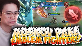 MOSKOV PAKE EMBLEM FIGHTER !? SAATNYA MOSKOV MENGACAK NGACAK LAND OF DAWN !! - Mobile Legends
