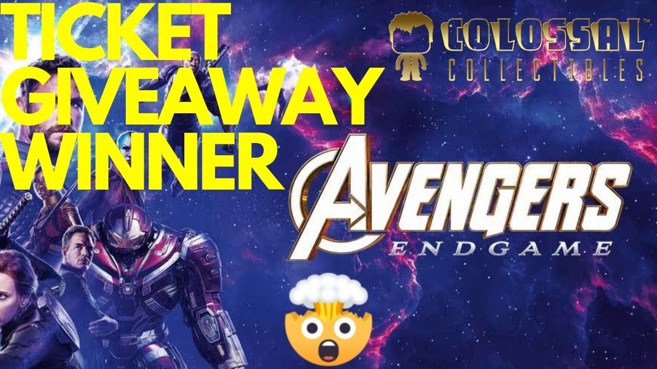 Avengers Endgame Tickets Winner Announcement - YouTube