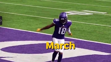 Your birth month your touchdown celebration