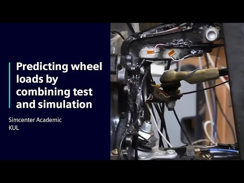 KUL | Predicting wheel loads by combining test and simulation | #SimcenterAcademic