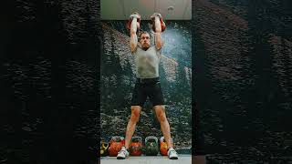 First Attempt At Double 32 kg Half Snatch - 5 Ugly Reps