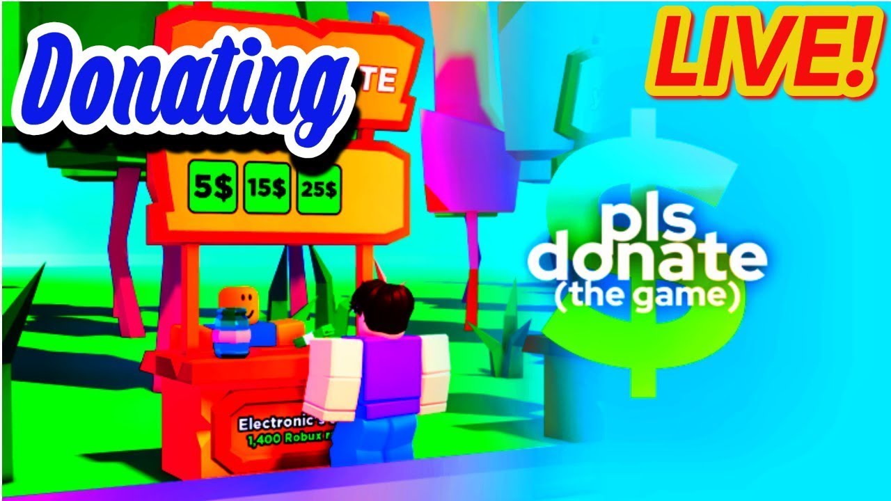 Plz Donate Live Donations Roblox Yt