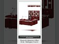 Monarch Signature Office Desk - Mahogany Veneer