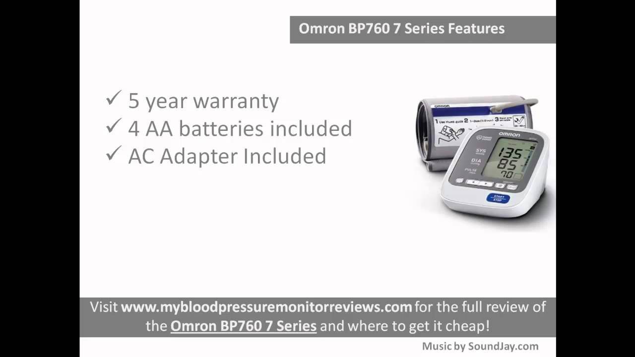 Omron BP760 7 Series Review Upper Arm Blood Pressure Monitor