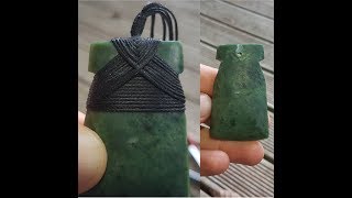 How I Bind a Pounamu Hei Toki