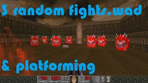 Doom 2: generic slaughter map by Aicidia / UV / blind run / platforming sux / commentary