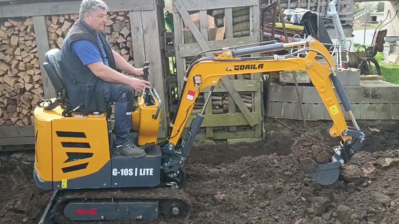 MINIBAGR GORILA G10S I LITE bagrování po dvouhodinovém seznamování