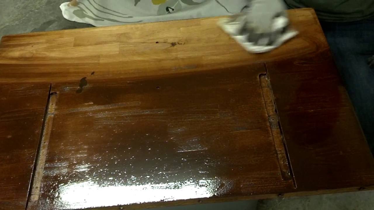Refinishing Wood Furniture Part 3 Staining YouTube