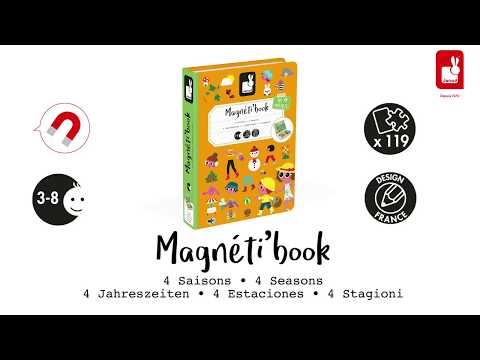 Janod Magnetibook - 4 Seasons